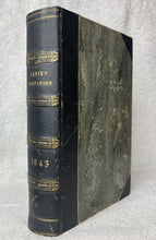 Load image into Gallery viewer, Overall view of the contemporary quarter-bound black shagreen morocco spine with gilt-stamped titles and decoration
