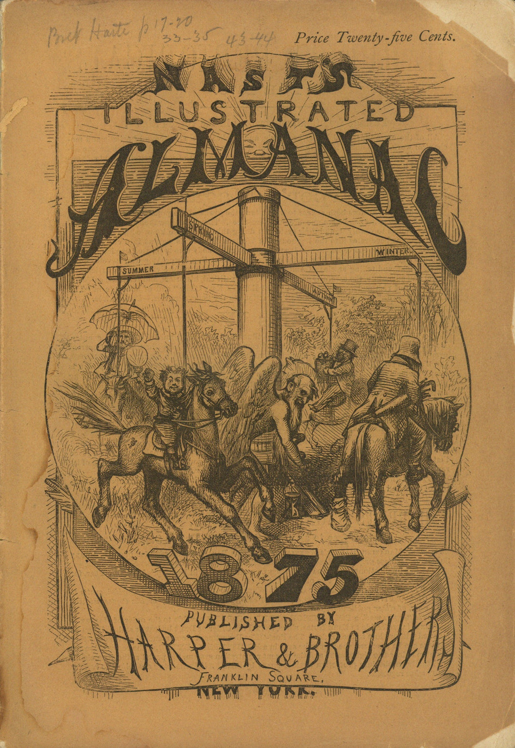 Th. Nast's Illustrated Almanac for 1875