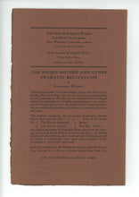Load image into Gallery viewer, The Negro Mother and Other Dramatic Recitations

