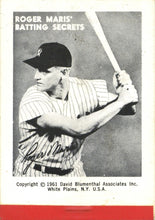 Load image into Gallery viewer, Roger Maris' Batting Secrets [The Original David Blumenthal Flipbook]
