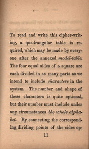 The Secret Letter Writer. A Comprehensive and Secure System of Cipher-Writing for General Use.