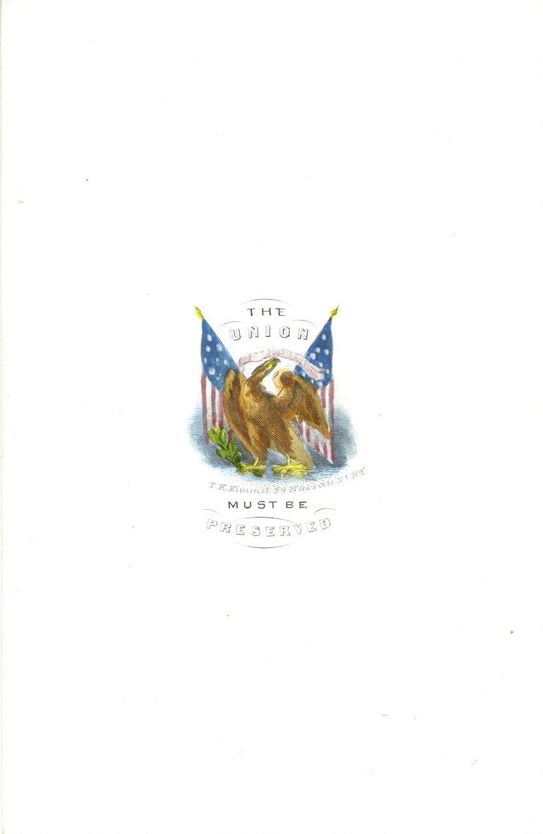 Hand-Colored Proof Card for the Patriotic Cover 