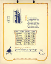 Load image into Gallery viewer, The Very Young Calendar: 1930
