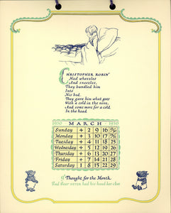 The Very Young Calendar: 1930