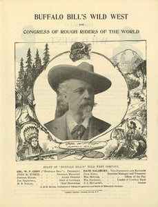 Buffalo Bill's Wild West and Congress of Rough Riders of the World. Historical Sketches and Programme.