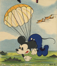 Load image into Gallery viewer, Mickey at Sea: Set 1; Airman Mickey: Set 2; Mickey in the Army: Set 3 [Three Mickey Mouse Military Theme Sewing Card Sets]
