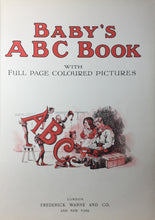 Load image into Gallery viewer, Baby&#39;s ABC with Full Page Coloured Pictures [title page]; Baby&#39;s ABC Book on Cloth [front cover]
