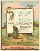 Load image into Gallery viewer, Presentation Card with Ink Inscription and Signature by Beatrix Heelis [Potter] Including an Original Pen and Ink Sketch of Peter Rabbit!!
