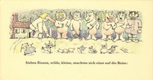 Load image into Gallery viewer, Die Geschichte von den Sieben Kleinen Riesen [The Story of the Seven Little Giants]
