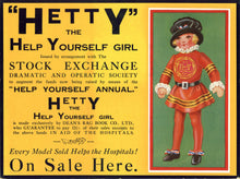 Load image into Gallery viewer, Dean&#39;s &quot;Hetty: The Help Yourself Girl&quot; Retail Showcard
