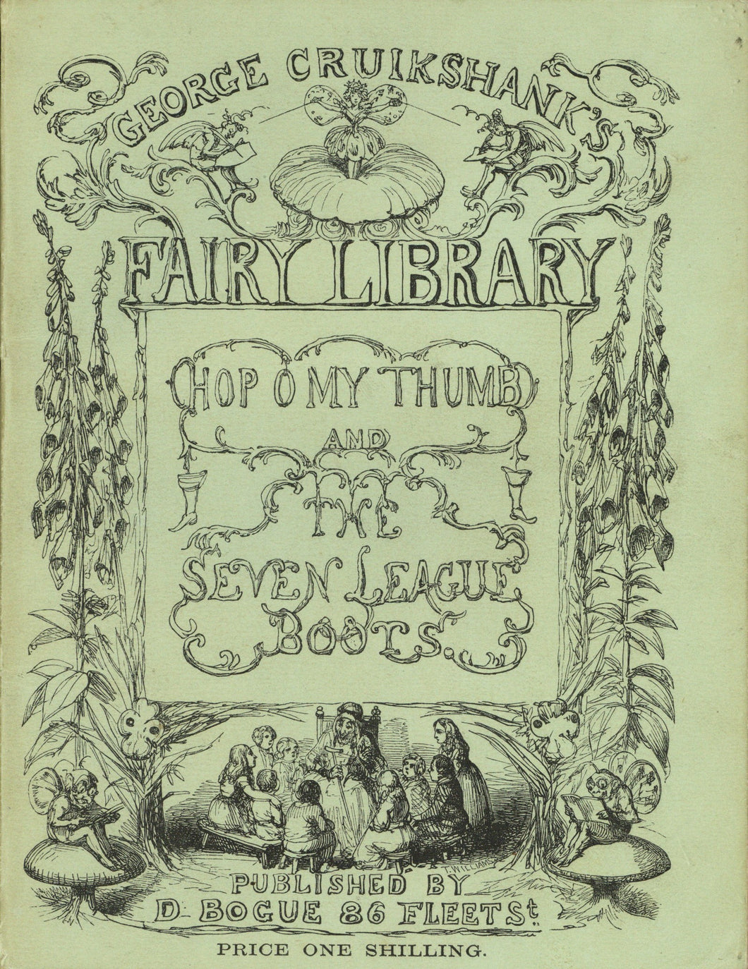 Hop-O'My-Thumb and the Seven-League Boots (George Cruikshank's Fairy Library No. 1) Inscribed by Cruikshank in the Year of Publication