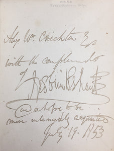 Hop-O'My-Thumb and the Seven-League Boots (George Cruikshank's Fairy Library No. 1) Inscribed by Cruikshank in the Year of Publication