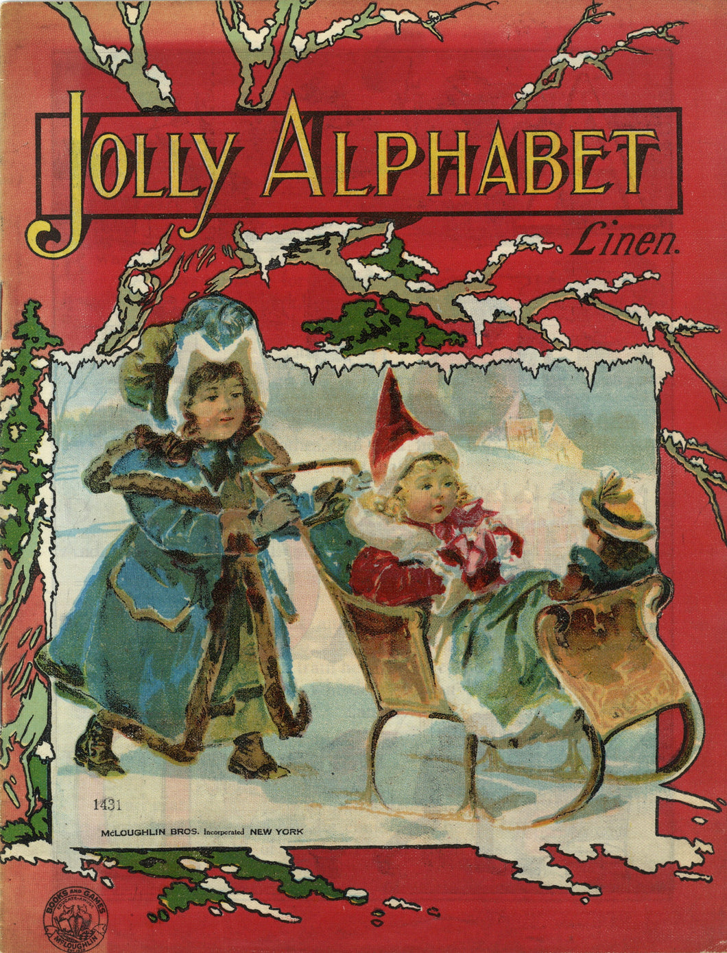 Jolly Alphabet. Linen (code no. 1431)