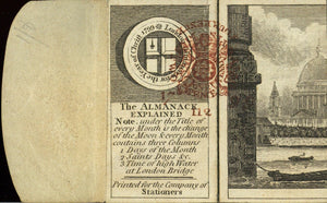 London Almanac for the Year of Christ 1799