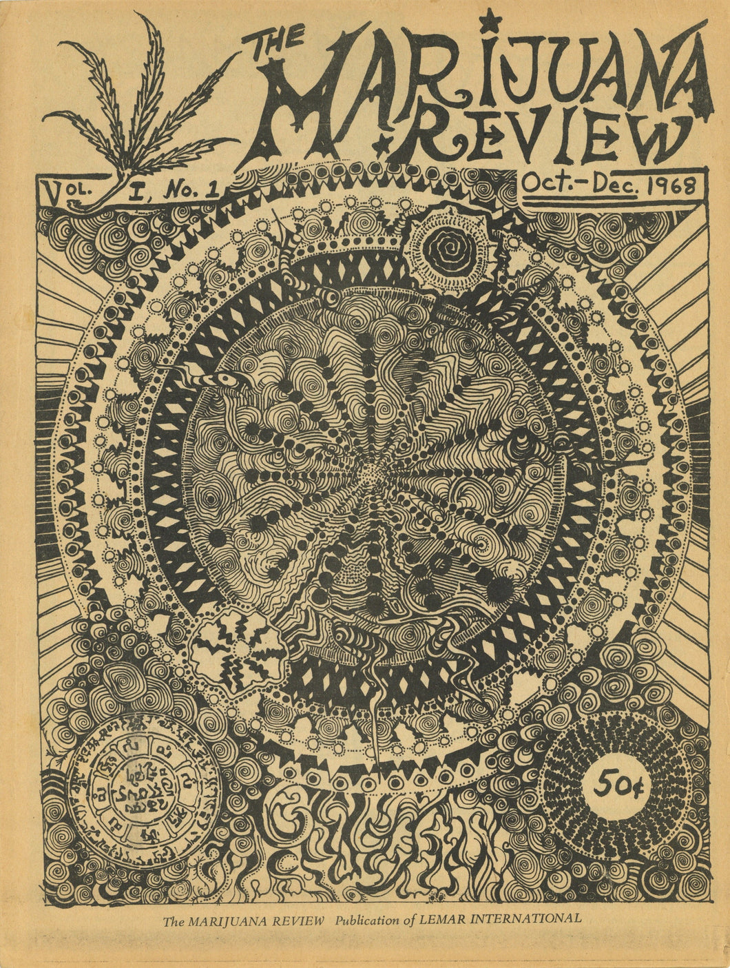 The Marijuana Review: Vol. 1, No. 1 Thru Vol. 1, No. 9; A Complete Run of This Influential Cannabis Periodical