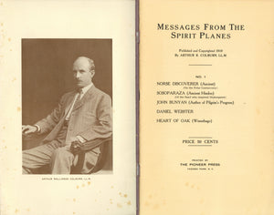 Messages from the Spirit Planes; No. 1