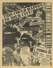 Load image into Gallery viewer, Maximum Rocknroll Vol. 1 No. 0: The Northern California Underground Uprising of &#39;82
