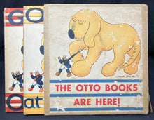 Load image into Gallery viewer, Original Pen &amp; Ink and Watercolor Drawing by William Pene du Bois (1916-1993) Published in his Book "Otto at Sea" (1936); Together with a Boxed Set...

