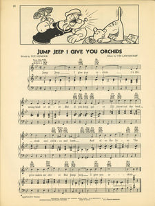 Popeye Song Folio: 24 Complete and Original Songs and Cartoons Including "I'm Popeye the Sailor"