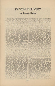 Reckless Ralph's Twenty-Five Cent Novel Library No. 2, 1935; Featuring "Prison Delivery" by Emmett Dalton; Signed by Emmett and Julia Dalton on the...