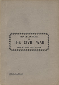 Recollections of the Civil War