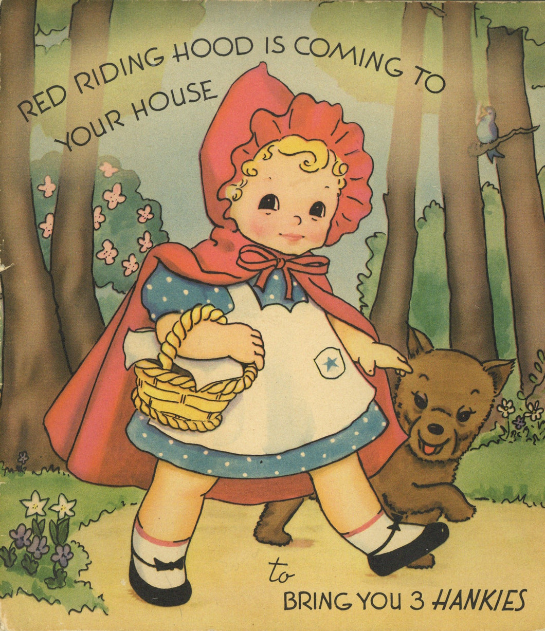 Red Riding Hood is Coming to Your House to Bring You 3 Hankies