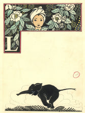 Load image into Gallery viewer, 115 Original Pen, Ink and Watercolor Drawings by Berta and Elmer Hader Published in SONNY ELEPHANT by Madge A. Bigham
