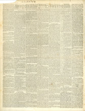 Load image into Gallery viewer, Worcester [Mass.] Palladium, Volume III, Number 15, Wednesday, April 13, 1836, Containing a Detailed Early Account of the Fall of the Alamo
