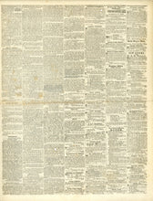 Load image into Gallery viewer, Worcester [Mass.] Palladium, Volume III, Number 15, Wednesday, April 13, 1836, Containing a Detailed Early Account of the Fall of the Alamo
